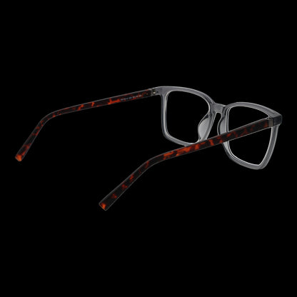 Side view of TIMBERLAND MOD. TB1781-H 56020 eyeglasses for gentlemen with tortoiseshell temples and transparent frames.