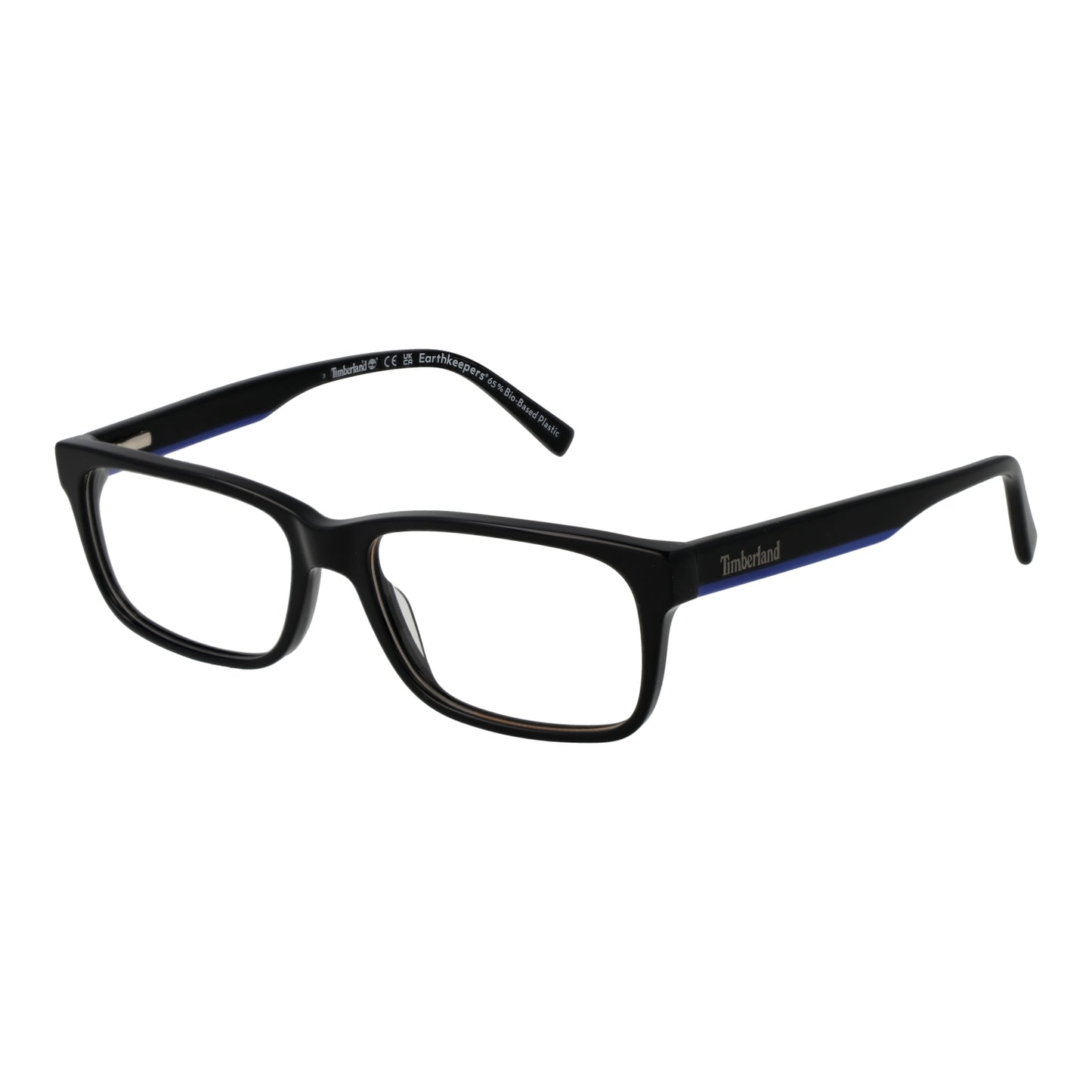 Black frame glasses TIMBERLAND MOD. TB1847 55001 for gentlemen, stylish eyewear showcasing modern design.