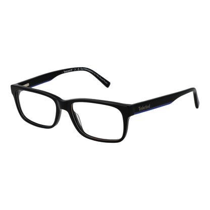Black frame glasses TIMBERLAND MOD. TB1847 55001 for gentlemen, stylish eyewear showcasing modern design.