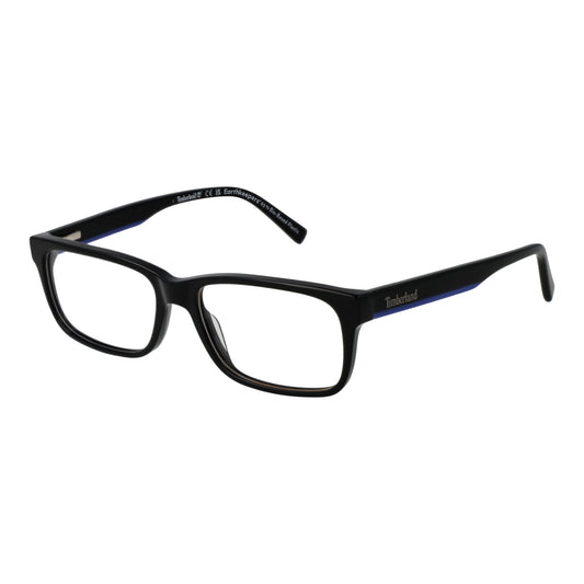 Black frame glasses TIMBERLAND MOD. TB1847 55001 for gentlemen, stylish eyewear showcasing modern design.