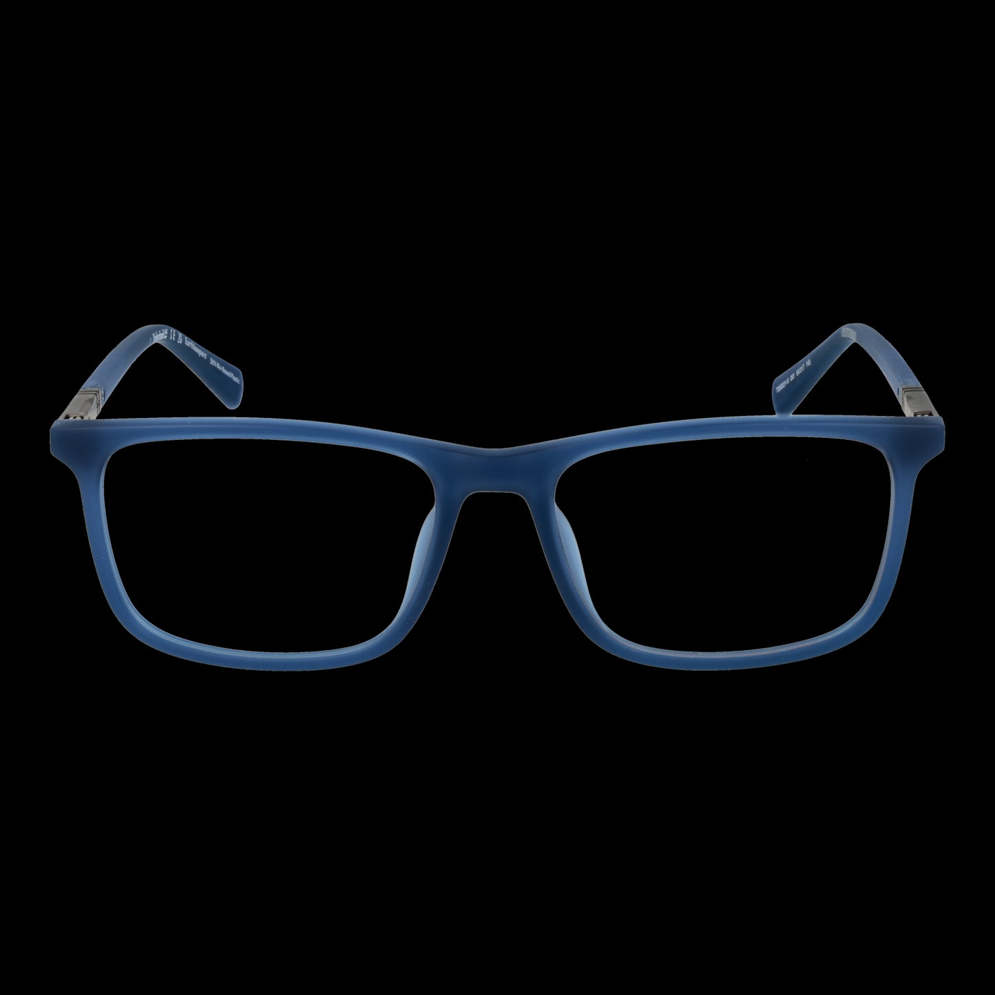 TIMBERLAND MOD. TB50021-H 54091 gent glasses with rectangular blue frame, showcasing front view of elegant eyewear for men.