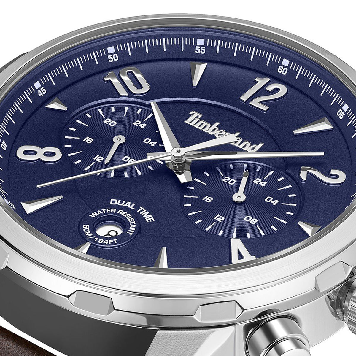 TIMBERLAND WATCHES Mod. TDWGF0082903 with a blue dial and silver case