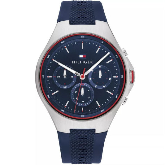 TOMMY HILFIGER Mod. 1792057 Ladies Quartz Analog Watch, 33mm case, Water Resistant 5 ATM, Mineral Dial, Blue Bracelet