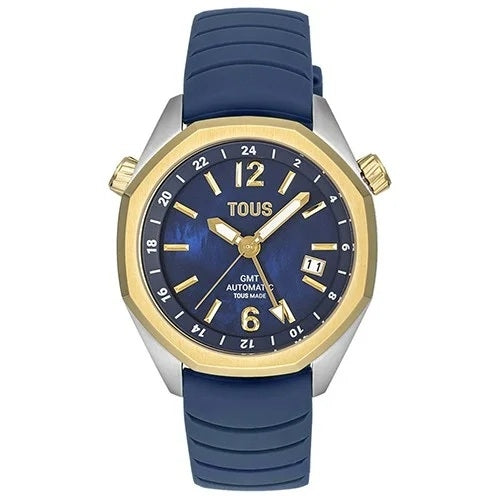 TOUS WATCHES Mod. 3000133900 with blue strap and gold accents.