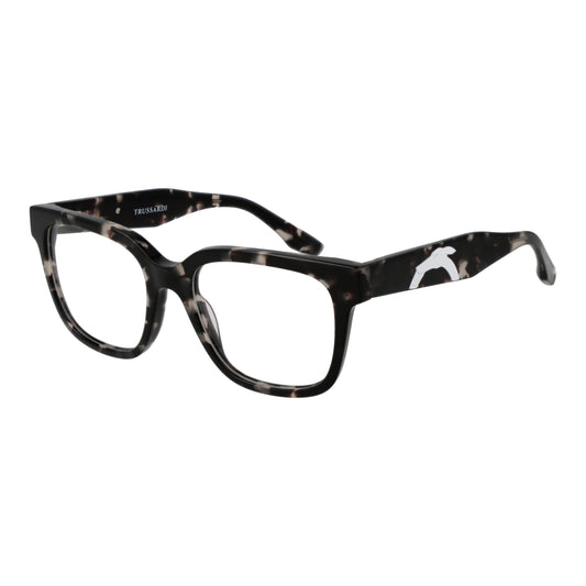 Stylish gent's eyeglasses TRUSSARDI MOD. TSM6050 52G22 in black tortoiseshell frame for a sophisticated look.