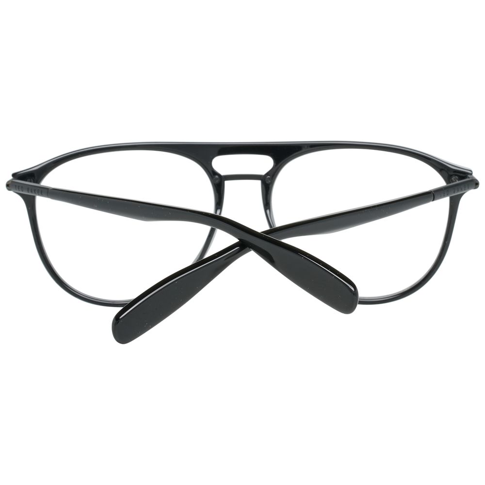 Ted Baker Black Men Glasses Frame, full-rim plastic, size 54-14-145, with spring hinge, includes branded case, frame color black