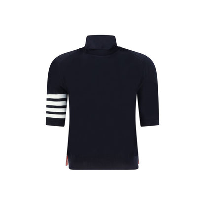 Thom Browne Blue Polyamide Turtleneck