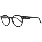 Tod's Black Men Optical Frames, full-rim black plastic frames, size 50-20-145, includes branded case, no spring hinge.