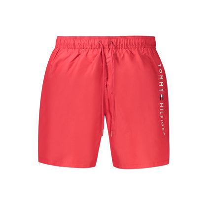 Tommy Hilfiger Red Polyester Swimwear