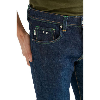 Tramarossa Blue Cotton Men Jeans