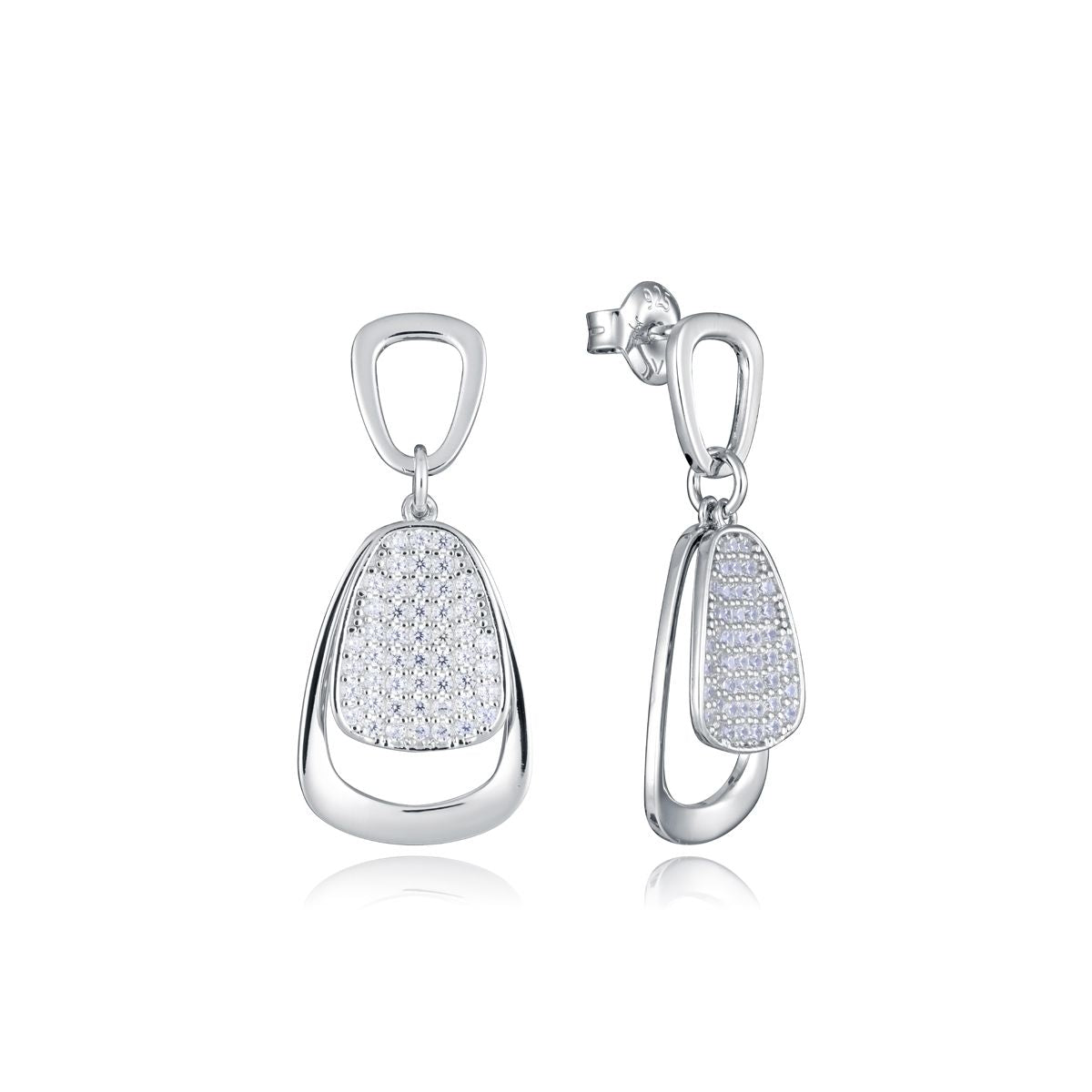 VICEROY JEWELS Mod. 13212E000-30 ladies' silver earrings, multifunction, quartz analog, water resistant, 10 ATM.