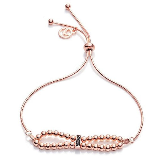 VICEROY JEWELS Mod. 7067P100-55 elegant lady's bracelet, silver 925°, quartz movement, with a rose gold design and official box packaging.