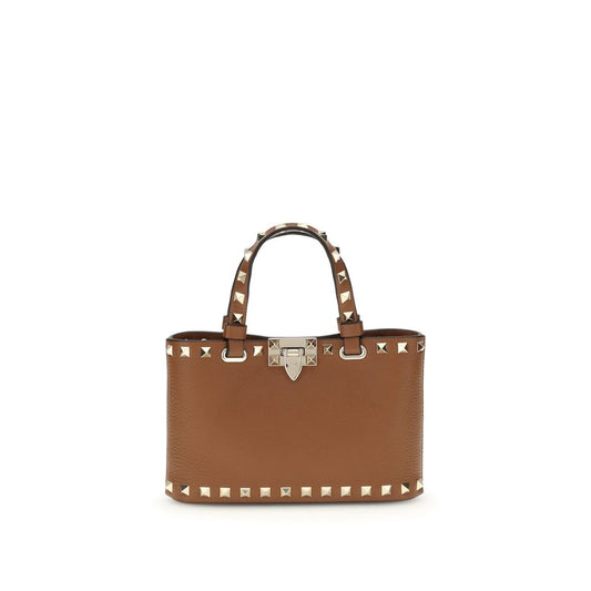 Valentino Garavani Brown Leather Shoulder Bag
