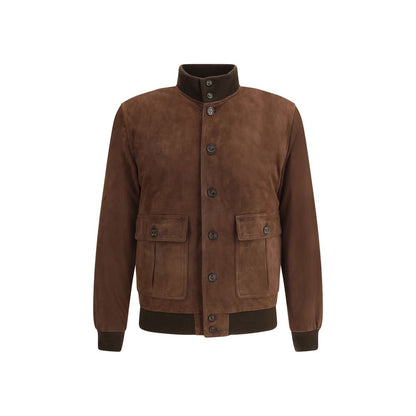 Valstar Brown Calf Leather Bos Taurus Bomber