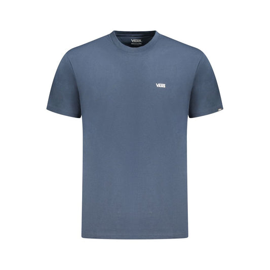 Vans Blue Cotton Men T-Shirt featuring classic fit and logo, ideal for casual style and comfort. Perfect for skating or hanging out.
