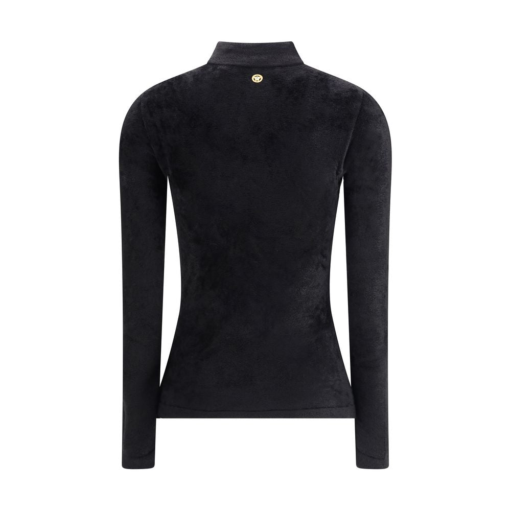 Versace Black Viscose Shirt Versace