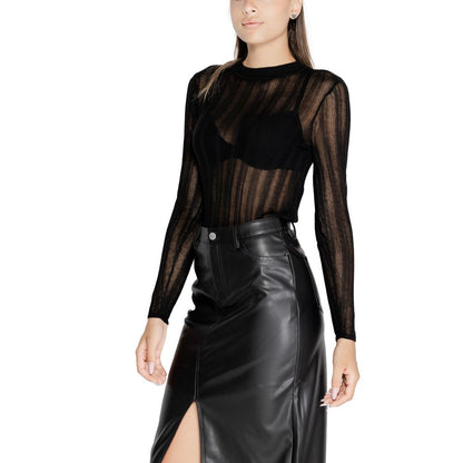 Vila Clothes Black Viscose Sportswear