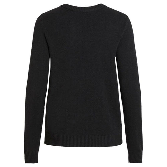 Vila Clothes Black Viscose Sweater VI-7867000009-IT38|XS