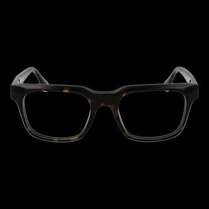 Gent's eyeglasses model WEB MOD. WE5412 52052 on display, black frame with tortoiseshell accents, front view.