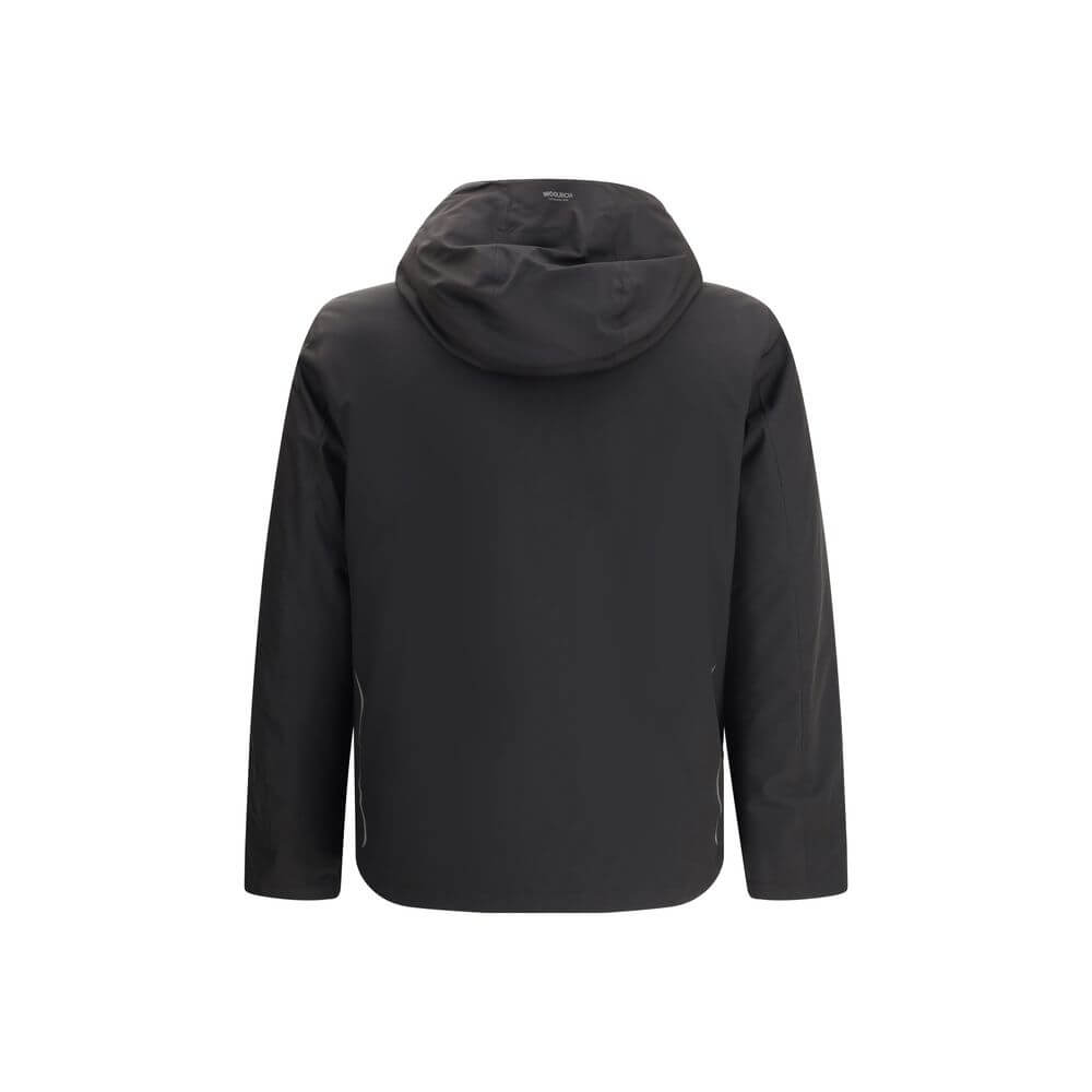 Woolrich Black Polyester Shell Jacket