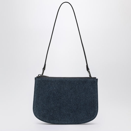 Diesel 1DR Twin shoulder bag in blue denim X10330P6717/R_DIESE-H1410_100