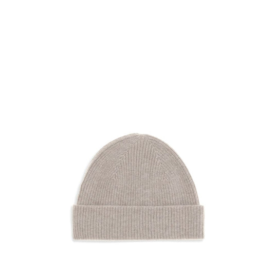 ZEGNA Beige Cashmere Beanie
