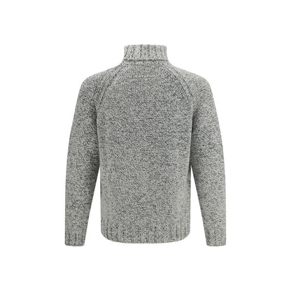 ZEGNA White Cashmere Turtleneck