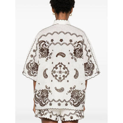 Zimmermann Ascension Embroidered Shirt Shirts