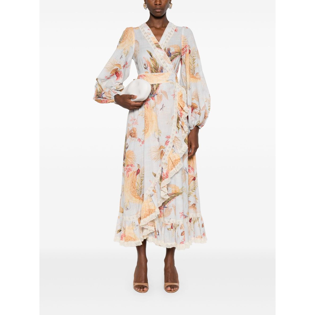 Zimmermann Ascension Ruffled Midi Dress