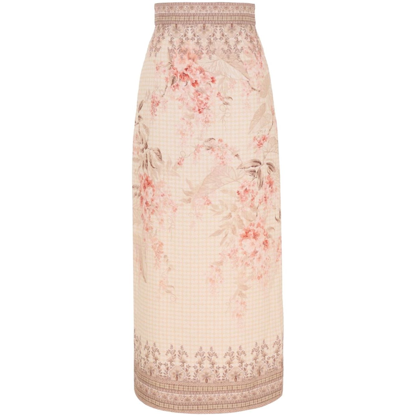Zimmermann Illuminate Pencil Midi Skirt Skirts