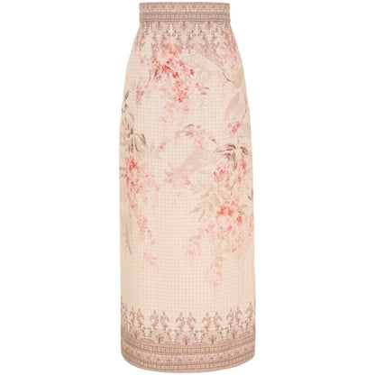 Zimmermann Illuminate Pencil Midi Skirt Skirts