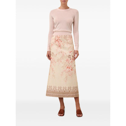 Zimmermann Illuminate Pencil Midi Skirt Skirts