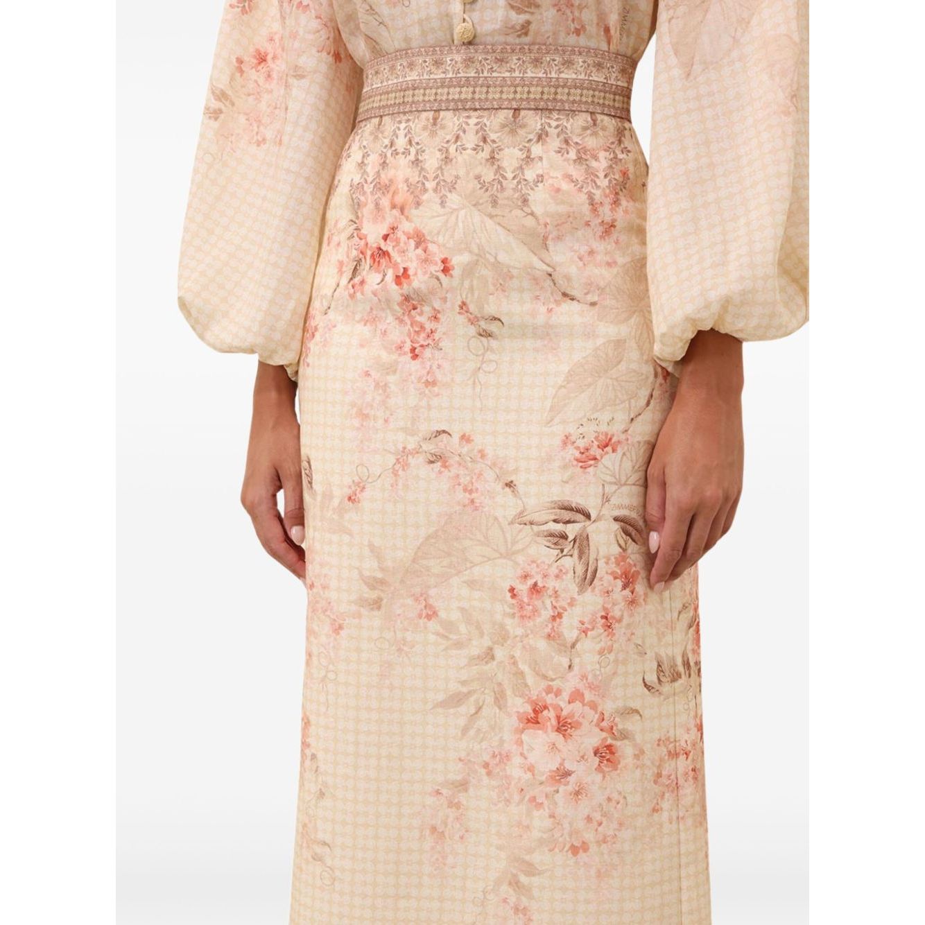 Zimmermann Illuminate Pencil Midi Skirt Skirts