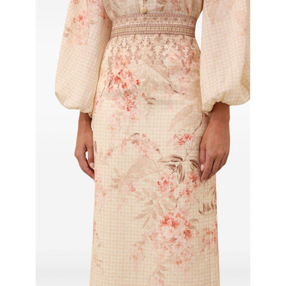 Zimmermann Illuminate Pencil Midi Skirt Skirts