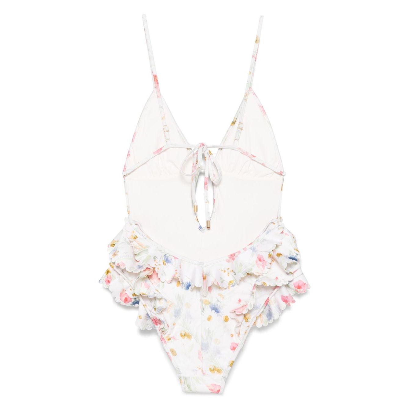 Zimmermann Lucky one-piece swimsuit with ruffles Beachwear & underwear