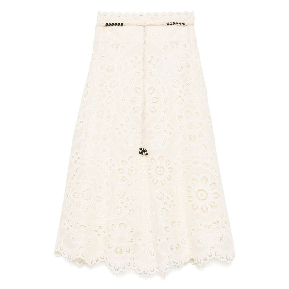 Zimmermann Rhiannon embroidered skirt Skirts