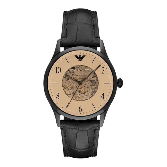 EMPORIO ARMANI MECCANICO Mod. SKELETON Automatic WATCHES EMPORIO ARMANI Tan