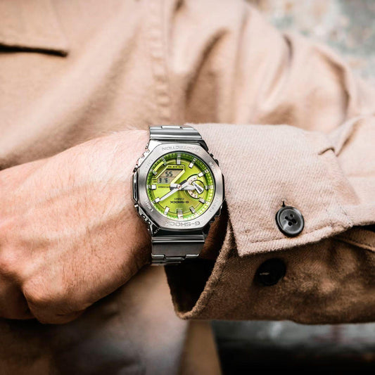 CASIO G-SHOCK Mod. OAK G-STEEL LIME GREEN WATCHES CASIO G-SHOCK Black
