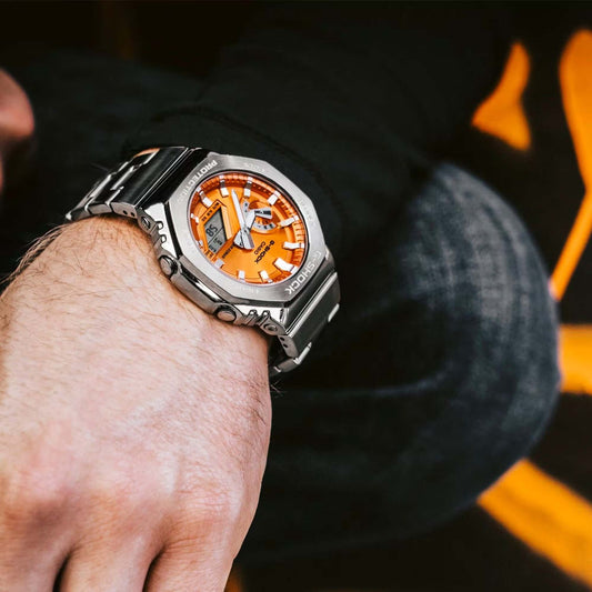 CASIO G-SHOCK Mod. OAK G-STEEL VIVID ORANGE WATCHES CASIO G-SHOCK Black