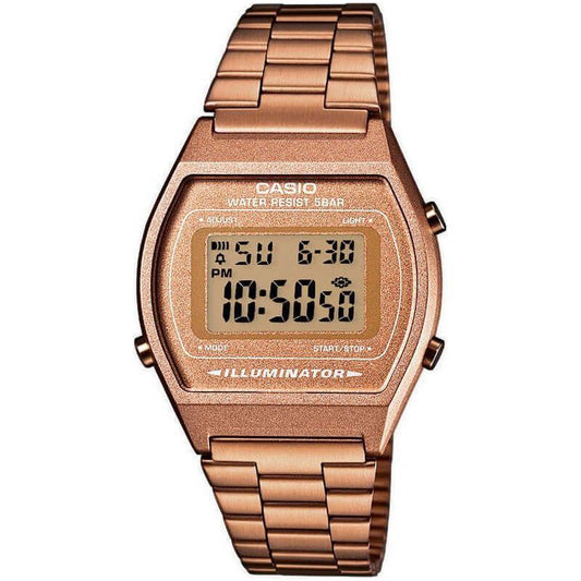 CASIO VINTAGE Mod. ILLUMINATOR - COPPER GLITTER WATCHES CASIO COLLECTION & VINTAGE Rosy Brown