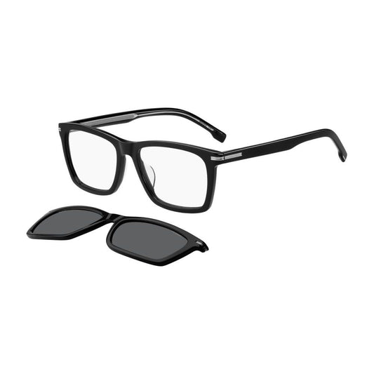 BOSS MOD. BOSS 1726_G_CS WITH CLIP ON SUNGLASSES & EYEWEAR BOSS SUNGLASSES White Smoke