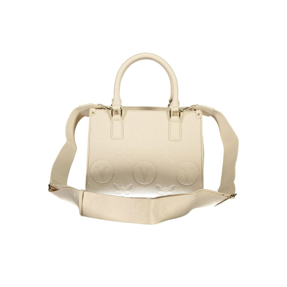 Front view with bag zipped and handles upright.