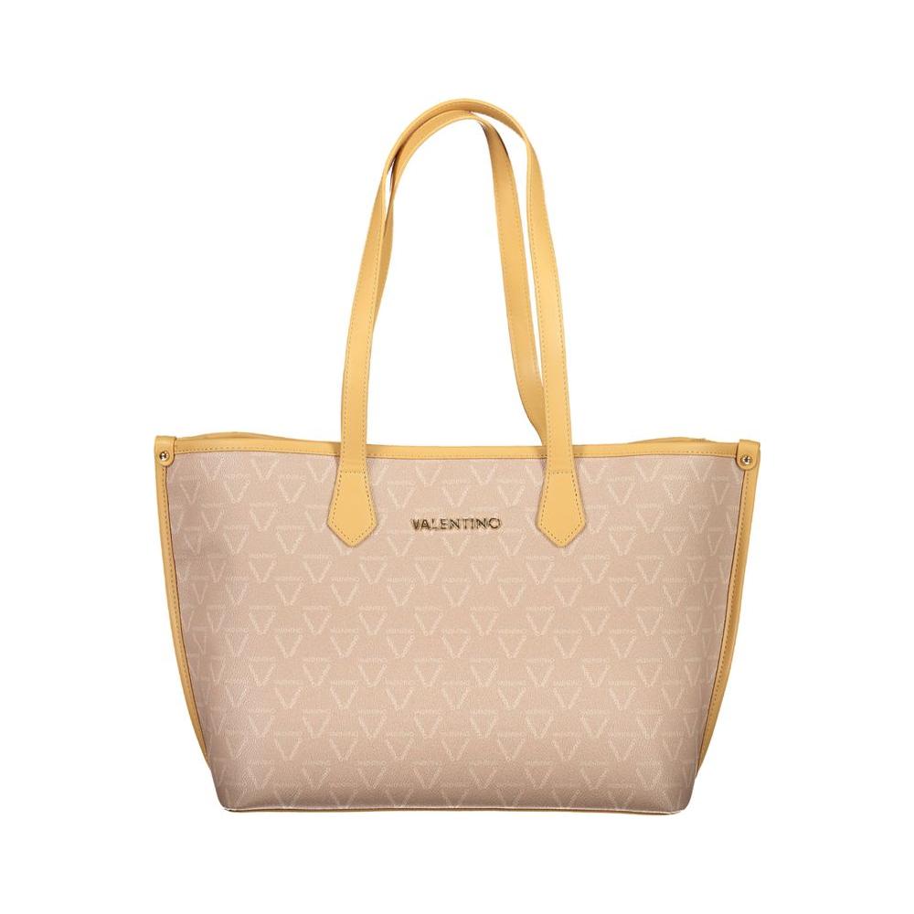 Front view with bag zipped and handles upright.