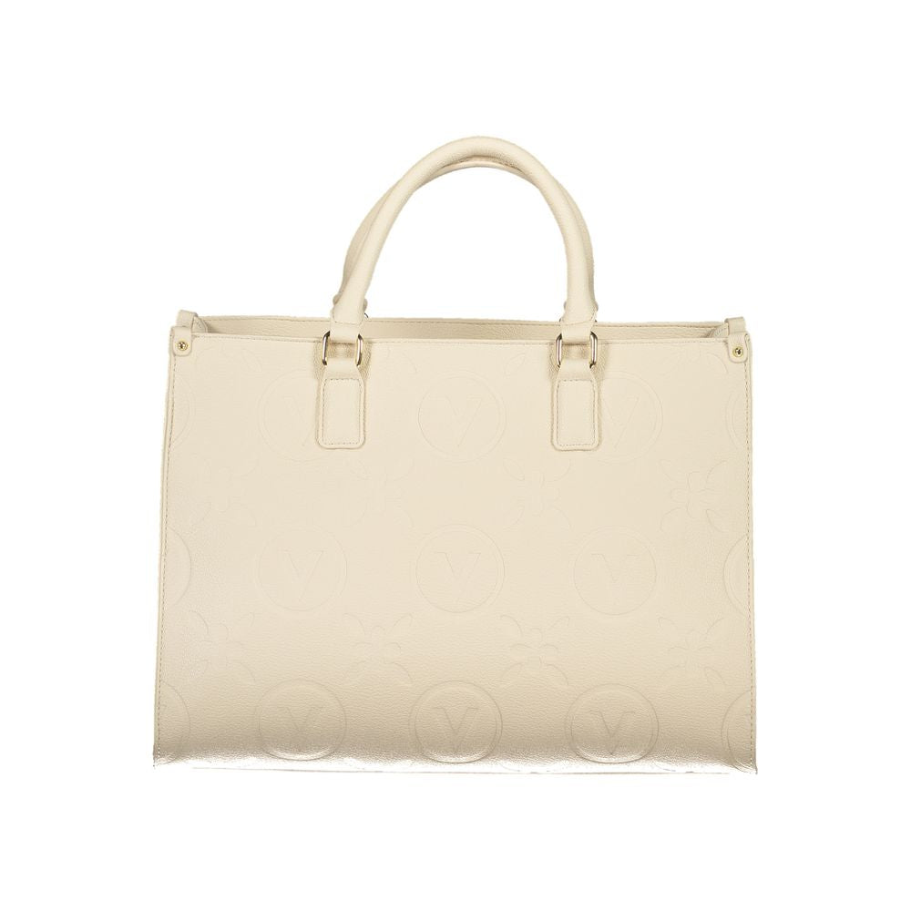 Front view with bag zipped and handles upright.