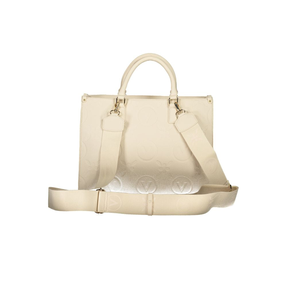 Front view with bag zipped and handles upright.