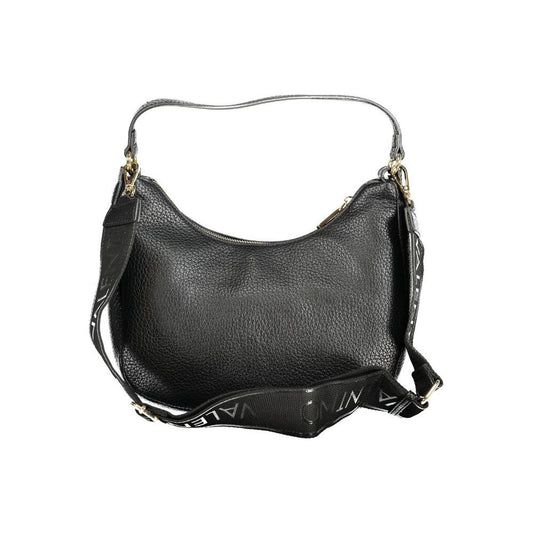 Valentino Bags black polyethylene women's handbag with one handle and detachable shoulder strap